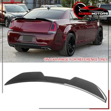 Fits 11-23 Chrysler 300 M Trunk Spoiler Rear Wing Decklid Carbon Fiber Print Abs