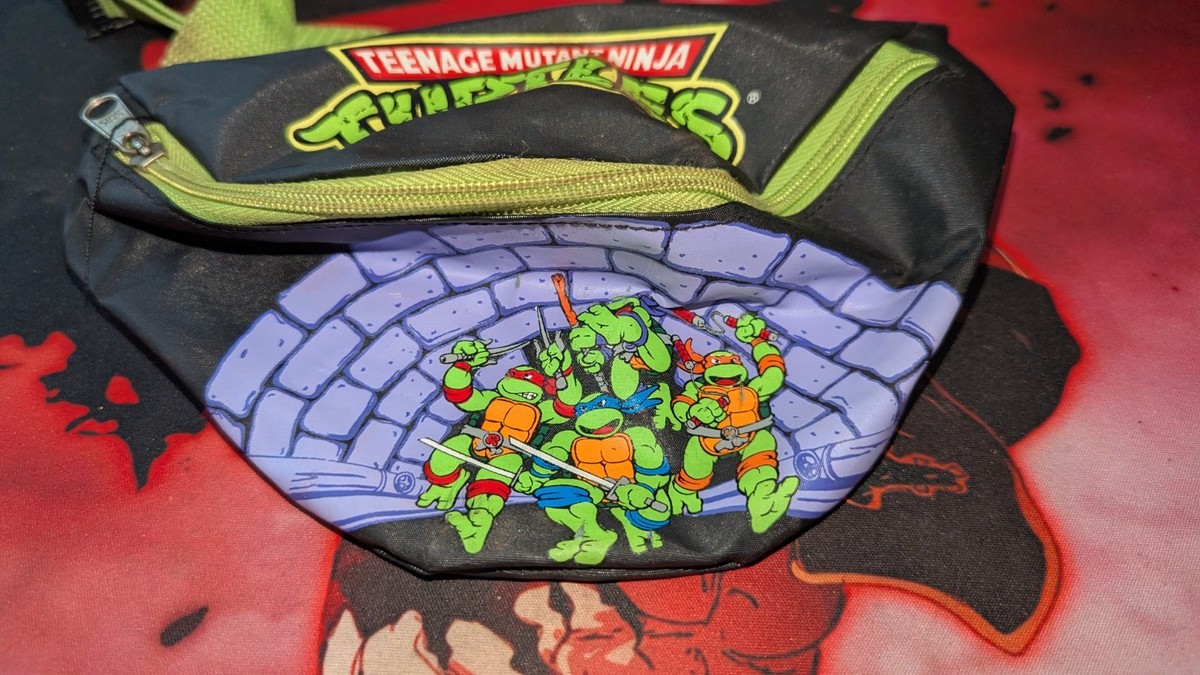 Vintage 1989 Teenage Mutant Ninja Turtles Colorful Fanny Pack Belt