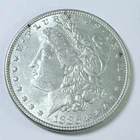 1885 Morgan Silver Dollar US 90% Silver AU About Uncirculated Details #8260