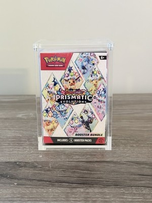 Pokemon Magnetic Booster Bundle Acrylic Case! Pokémon-READ! OLD SIZE-Volume Sale