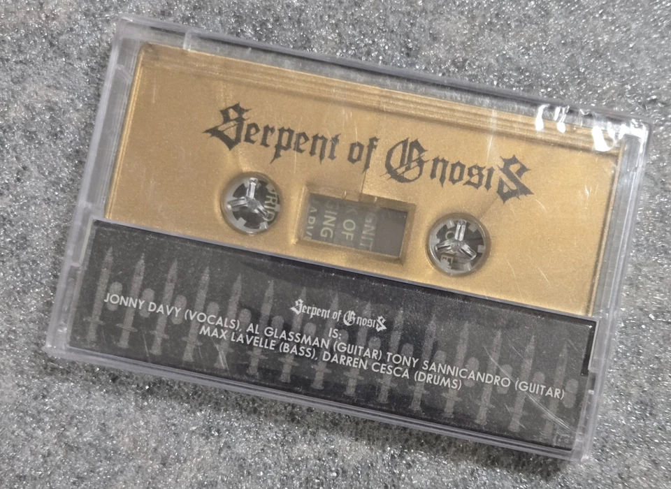 SERPENT OF GNOSIS As I Drink From The Infinite Well Of Inebriation Gold Tape - Image 2 of 2