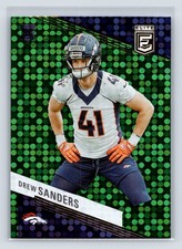 Drew Sanders Rookie 2023 Donruss Elite #138 Green Disco Denver Broncos RC 1-10