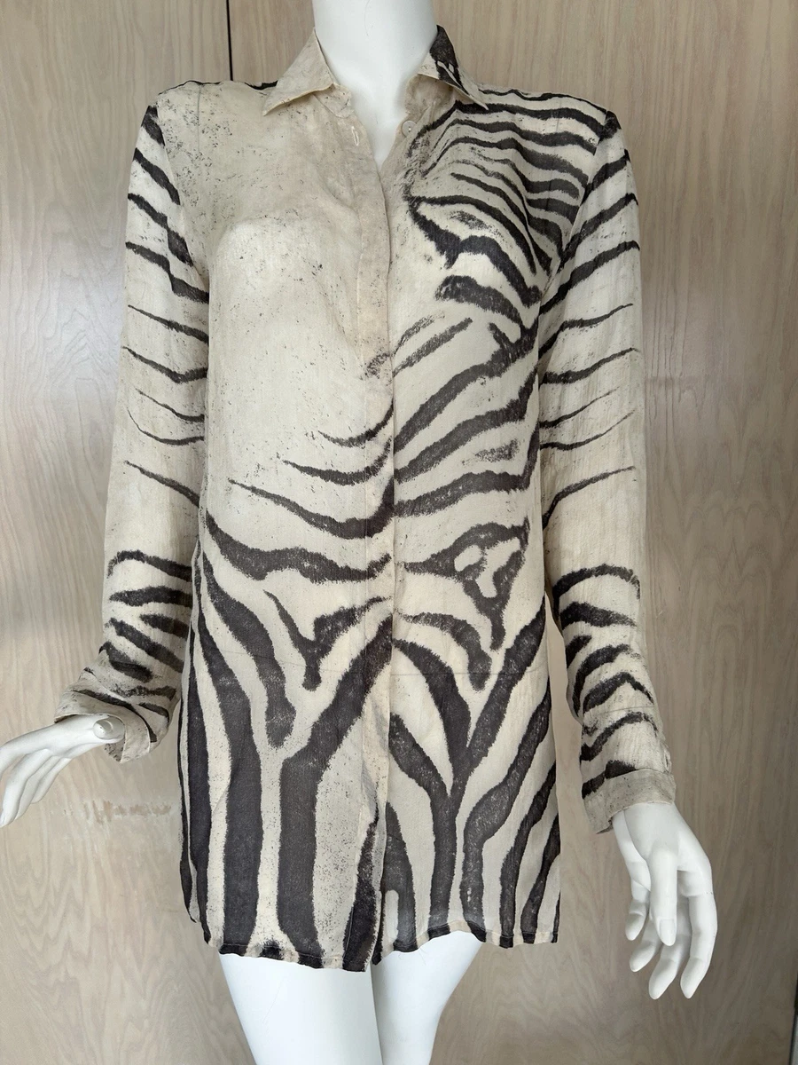 Roberto Cavalli Silk Animal Print Tops for Women for sale | eBay