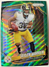 Jaylen Warren Green Wave Prizm! Steelers! 293