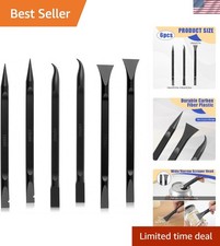 6Pcs Plastic Scraper Tool, Pen-Shaped Non-Scratch Crevice Cleaning Tool Set