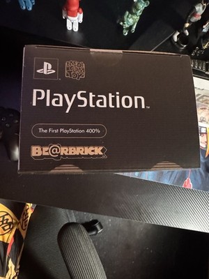 Medicom 400% Bearbrick ~ The First PlayStation Be@rbrick Play Station Gray  