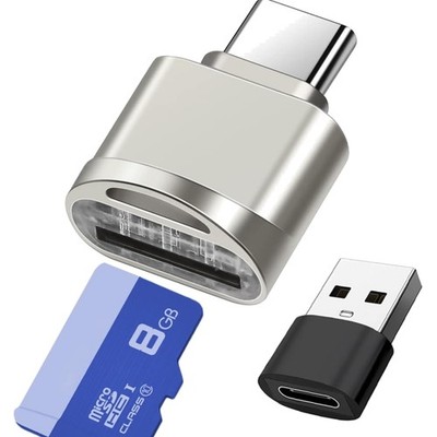 Micro SD Kartenleser USB C auf SD TF Kartenadapter für Laptop Handy Tablet
