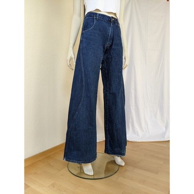 Jeans extra breit weit Beine Schlag Rave Skater y2k Vintage super ultra wide 