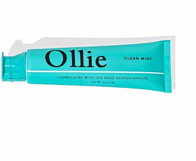 Ollie Nano Hydroxyapatite Fluoride-Free Toothpaste Mint 3.0 oz Tube