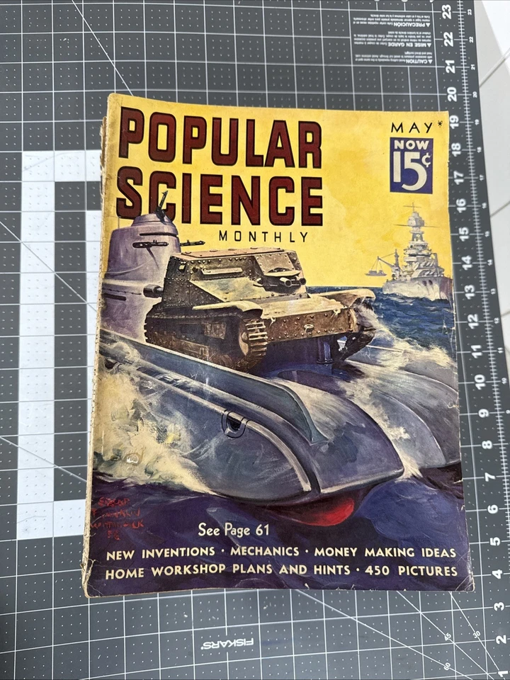20 Antique Popular Science Magazine -Lot 1931-1938 - Image 3 of 4