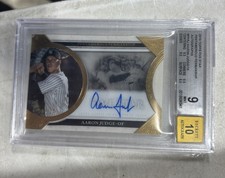 2020 Topps Five Star - Pentamerous Penmanship Aaron Judge #PP-AJ Auto /15  BGS 9
