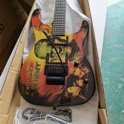 Kirk Hammett ''The Mummy (Karloff)'' Electric Guitar Floyd Rose Tremolo ShipUS