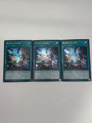 #ad YUGIOH: 3x Runick Allure Ultra Rare NM MP23 EN240 $2.99