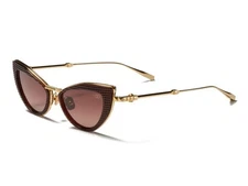 NEW VALENTINO SUNGLASSES GOLD RED WOMEN EYEWEAR VALENTINO VIII VLS-102C