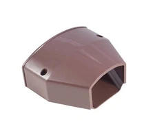 AC GUARD 3CGENDB End Cap 3" Brown Duct Closure Durable HVAC Sealing