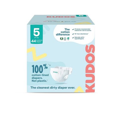Kudos Chlorine Free Cotton-Lined Disposable Diapers