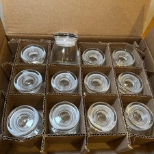 12 Libbey 4.5 oz Spice Jars with Lids # 71355  / 1 dozen NEW in box
