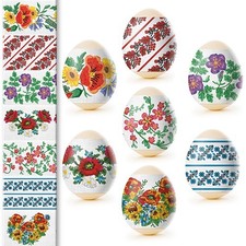 Easter Egg Wraps for 7 Hen Eggs, Eggs Heat Shrink Sleeves Easter Vishivanka 2