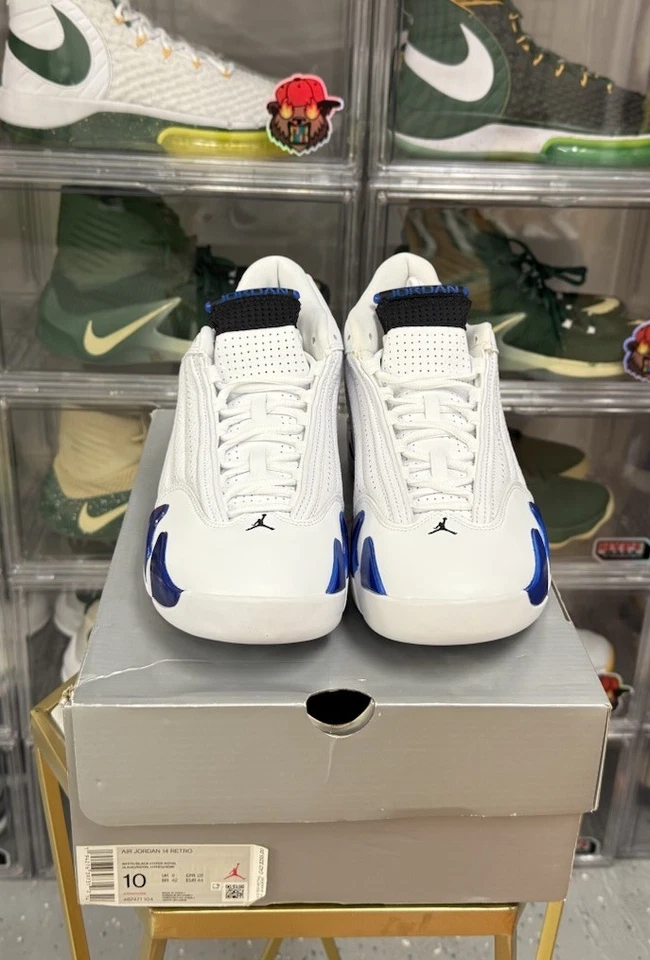Talla 10 - Air Jordan 14 Retro Hyper Royal Nuevo DS Foto 2 de 4