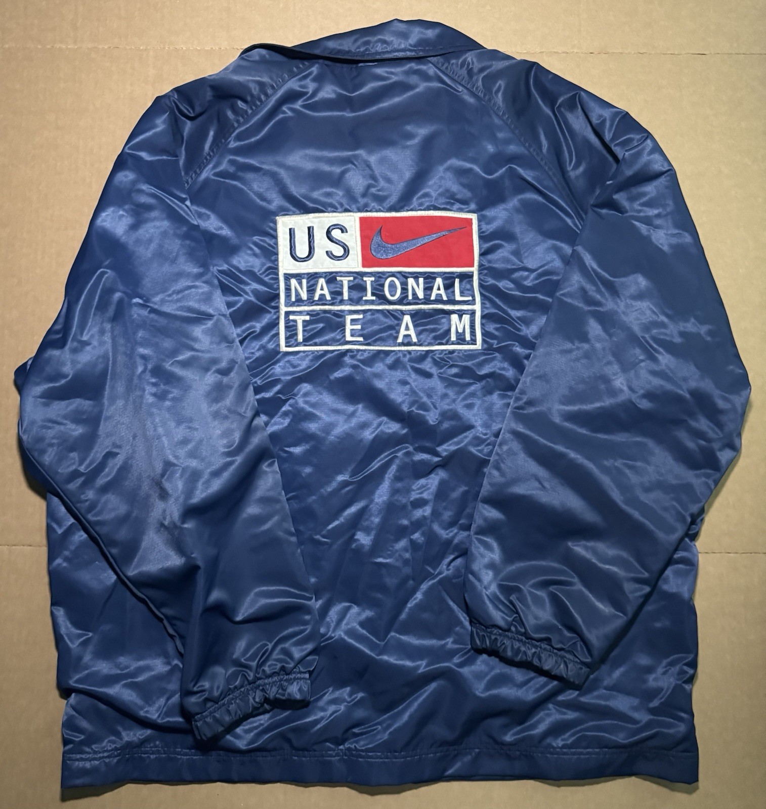 SACAI X NIKE Giacca Nike US National Team uomo grande blu navy vintage anni 90