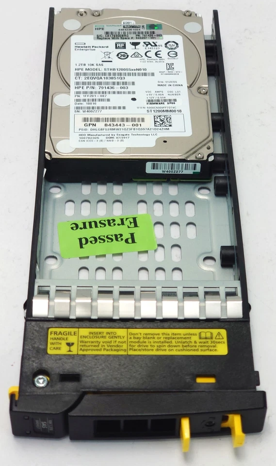 HP HPE Seagate 1,2TB 10k SAS HDD SFF 2,5'' 840457 791436-003 3PAR Storage - Bild 2 von 4