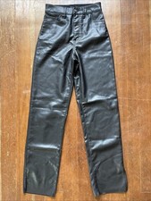 Women's High Waisted Faux Leather 90's Skinny Express Pants - Size 00 C10