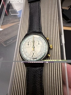 Swatch Automatic Chronograph Vintage   Swiss Made   27 Jewels   Box & Papiere