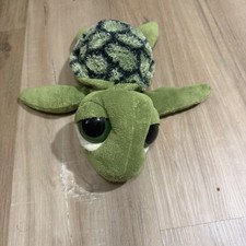 Aurora Dark Green Big Eyes Turtle Plush Under The Sea Plushie Stuffed Animal Toy
