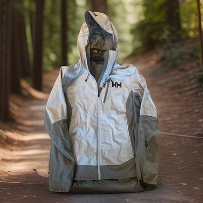 Helly Hansen Odin Shell Jacket Gray Large Hooded