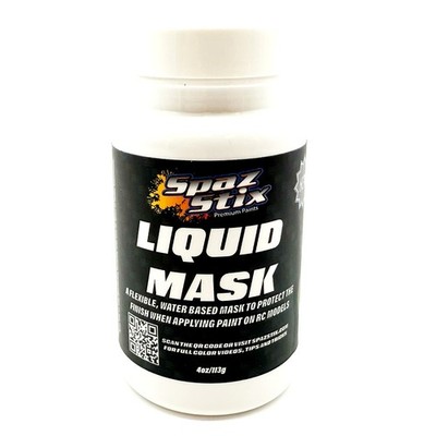 Spaz Stix 0004V2 - Water Based Liquid Mask v2, 4oz