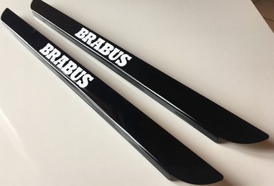 Brabus 451 ForTwo Smart Heel Coat Rack from 2008 - 2013 Black Steel and White Writing
