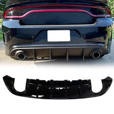 For 15-23 Dodge Charger SRT Factory Style Rear Diffuser Bumper Lower Valance PP
