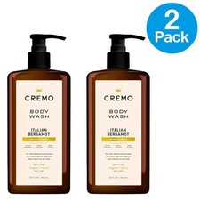 Cremo Italian Bergamot Body Wash For Men 32 Fl Oz 2 Pack New