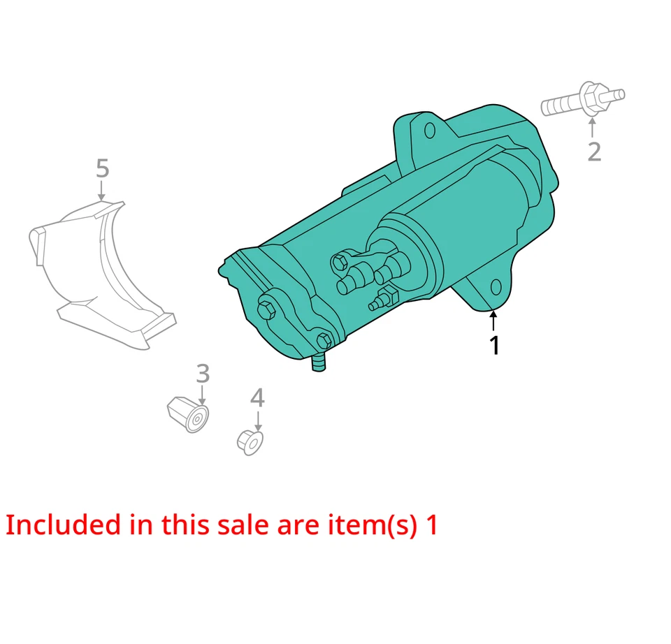 2019-2020 Ford Edge Car Starter Motor Solenoid Oem P65JE - Image 3 of 4