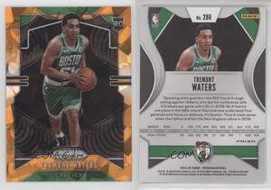 2019-20 Panini Prizm Rookie Orange Ice Prizm Tremont Waters #286 Rookie RC