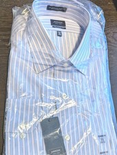 NEW Arrow Fairfield Pinpoint Shirt Men 17 1/2 32/33 Wrinkle-Free Cotton Classic