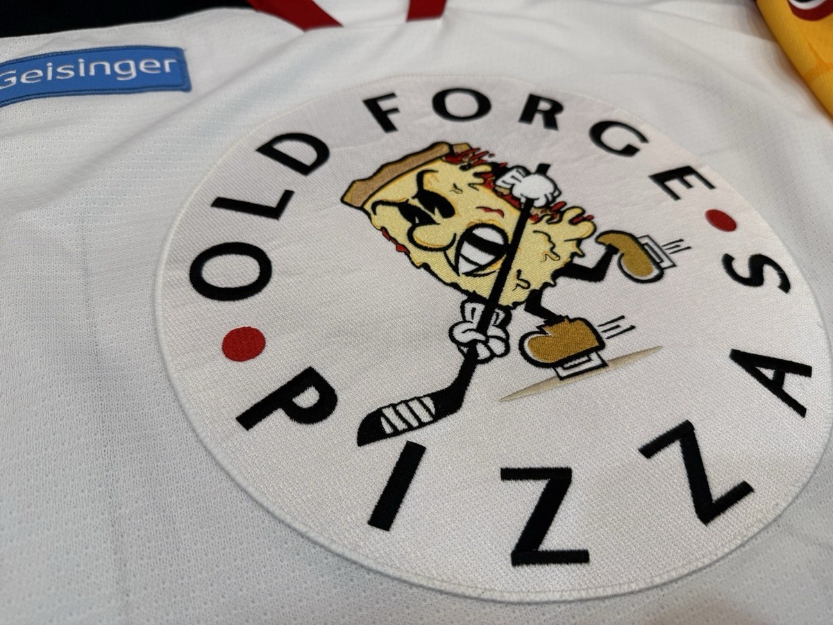 Wilkes Barre Scranton WBS Penguins AHL MIC Game Worn Old Forge