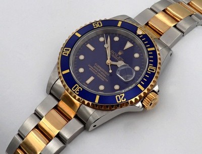 ROLEX OYSTER PERPETUAL SUBMARINER EDELSTAHL/18k GOLD 16613