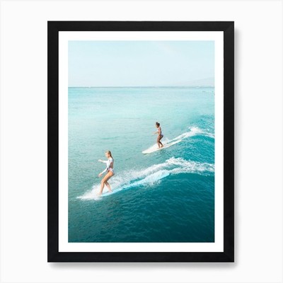 Surf Tanz Kunstdruck gerahmt Wandbild Poster Leinwanddruck Bild
