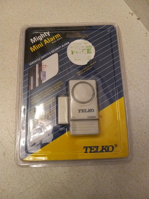 Vtg TELKO Mighty Mini Alarm, No Wiring Required, Easy Mounts, Compact Size, NEW