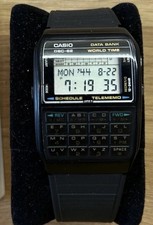 Orologio digitale vintage Casio DBC-62 World Time Data Bank calcolatrice 1985