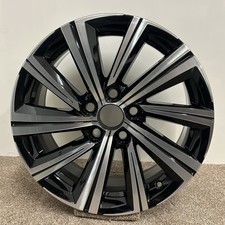 Toyota Corolla E21 17" 7J Black Diamond Cut Alloy Wheel Genuine