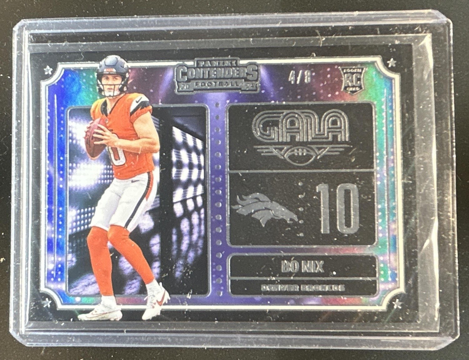 Bo Nix Panini Contenders Gala Tickets #20 Base