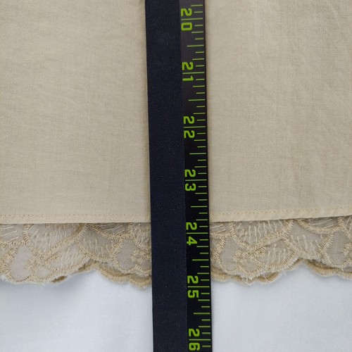 NUEVO SIN ETIQUETAS Banana Republic Talla 10 Marfil Corte Bordado Falda, Cremallera, Hasta la Rodilla - Imagen 12 de 17