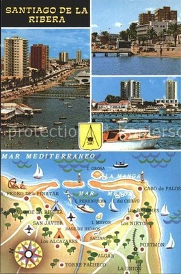 Santiago de la Ribera Ansichten Hafen