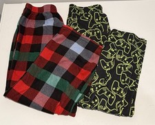 Boys Pajama Pants Size Small 6/7 2 Pieces Multicolor