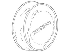Genuine Honda Spare Tire Cover 75590-s9a-902