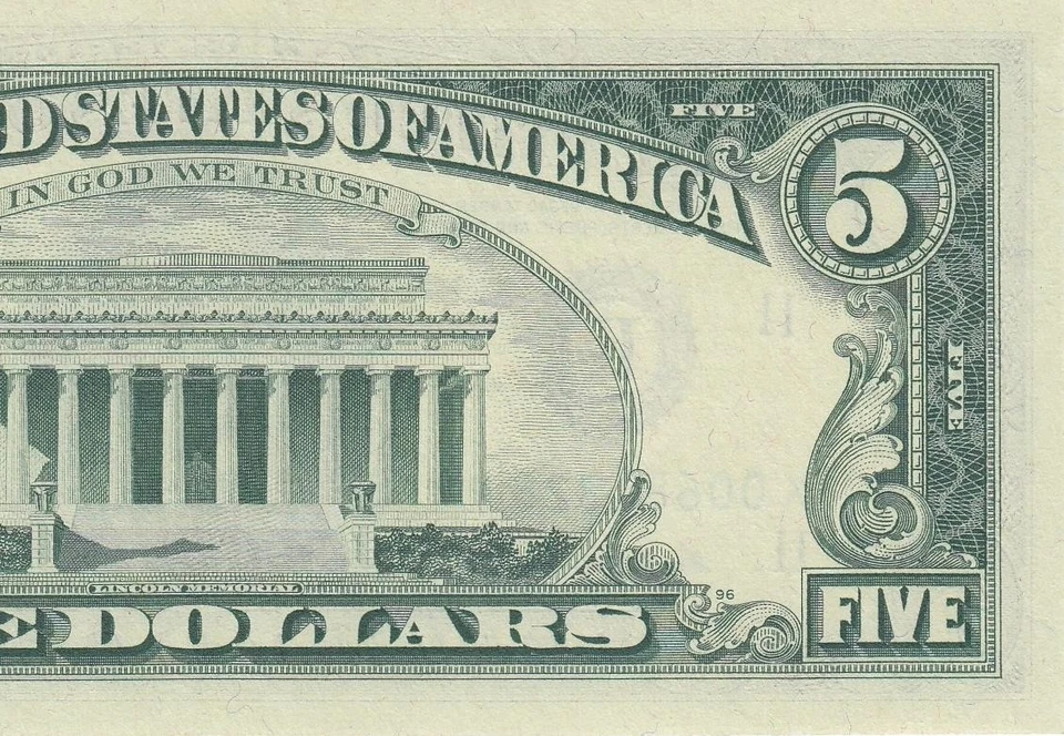 1969 FEDERAL RESERVE NOTE "DALLAS" $5 **STAR NOTE** (( GEM UNC )) - Image 3 of 4