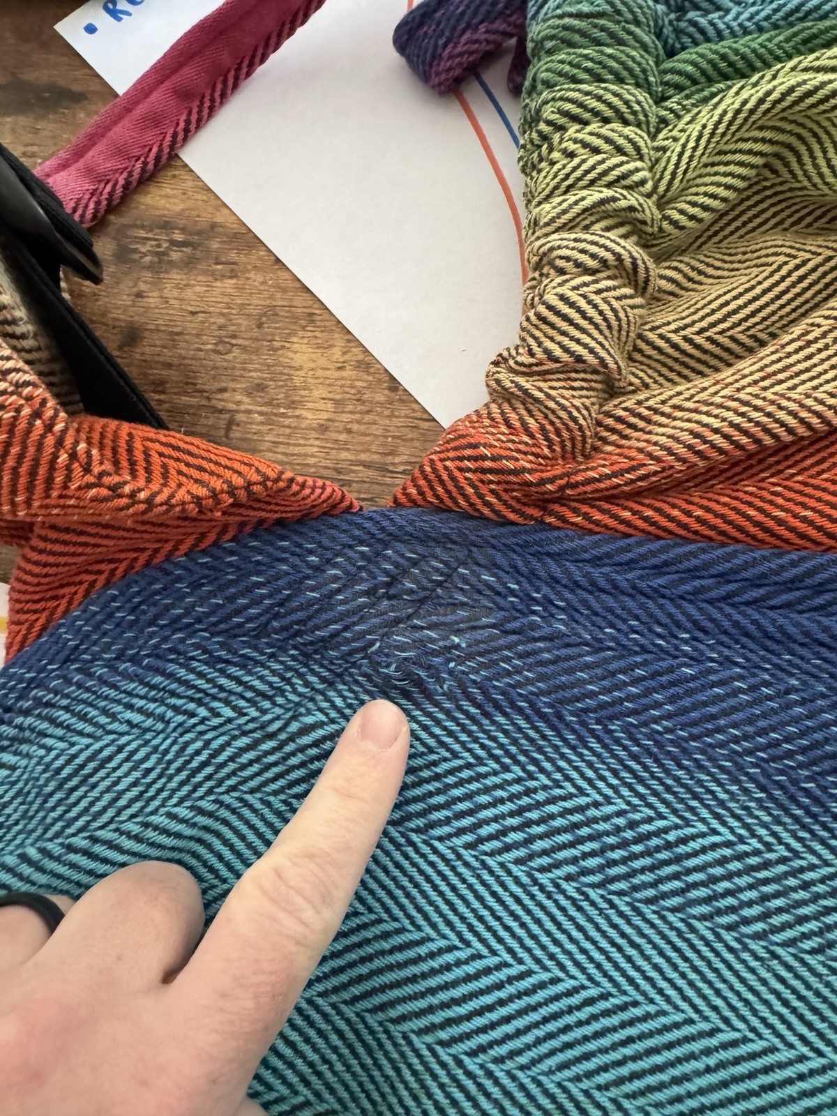 Didymos Lisca Rainbow 🌈 Toddler Carrier – Professional Wrap Conversion