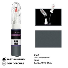 FÜR FIAT LANZAROTE GRAU 385C Touch Up Lackstift Pinsel Fix Kit Kratzer Chip Set FÜR FIAT LANZAROTE GRAU 385C Touch Up Lackstift Pinsel Fix Kit Kratzer Chip Set